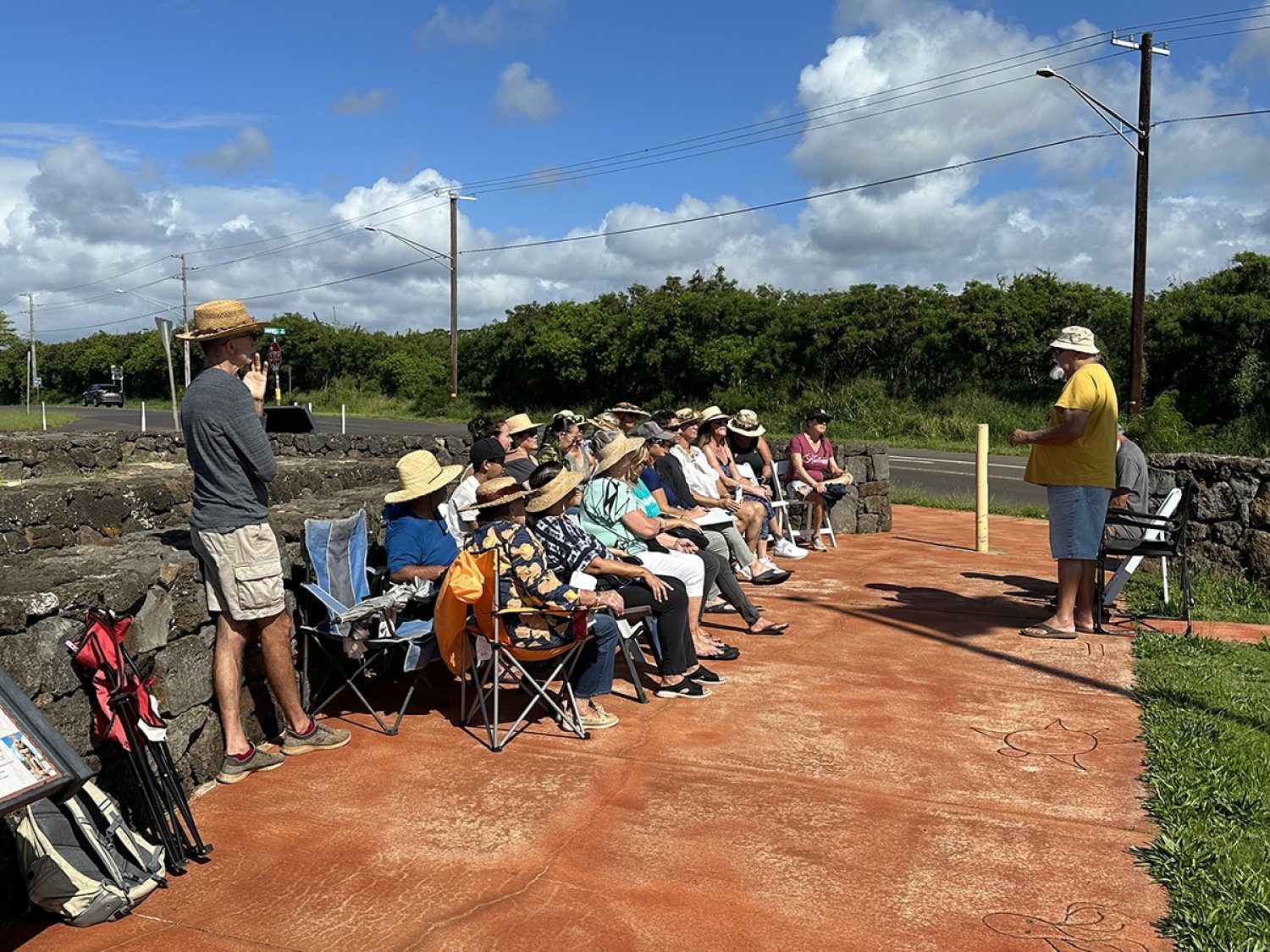 Daughters of Hawaii Visit Kāneiolouma